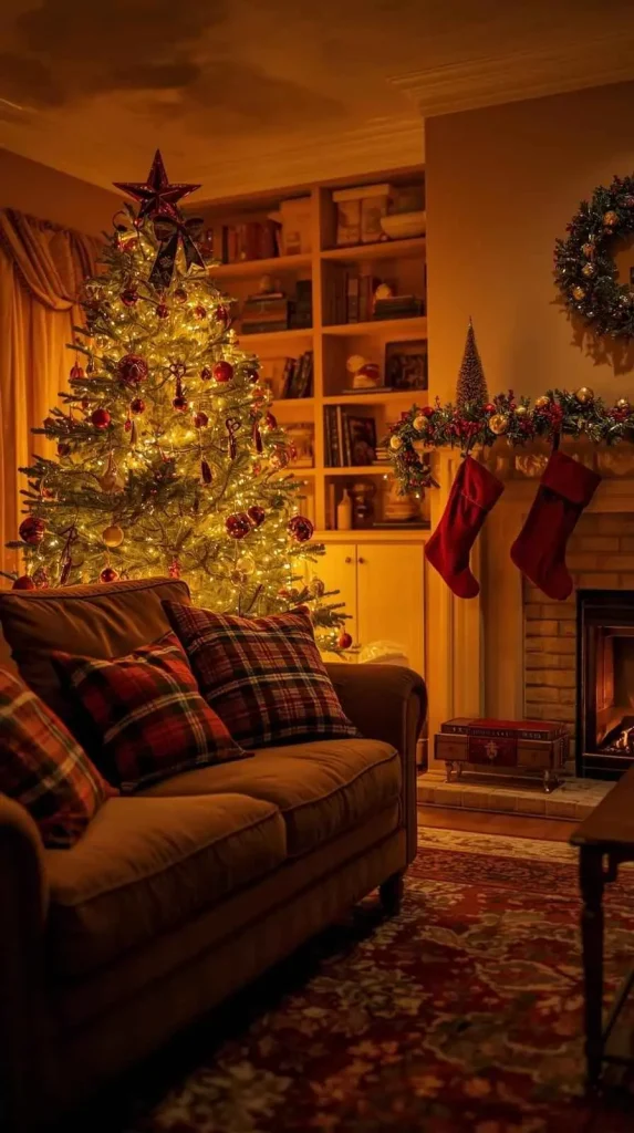 20 Christmas Home Decor Ideas to Create a Warm 2 Classic Christmas Home Decor