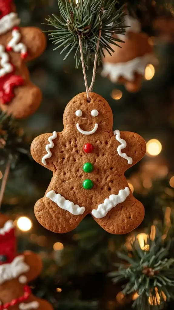 25 Christmas Home Decor DIY Ideas to Add Charm and Warmth 14 Gingerbread Cookie Ornaments Christmas Home Decor DIY