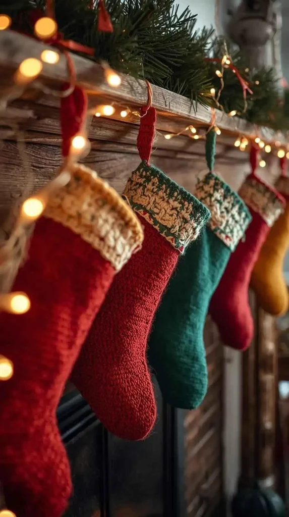 25 Christmas Home Decor DIY Ideas to Add Charm and Warmth 15 DIY Stockings Christmas Home Decor DIY