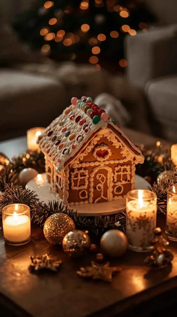Gingerbread Houses as Centerpieces