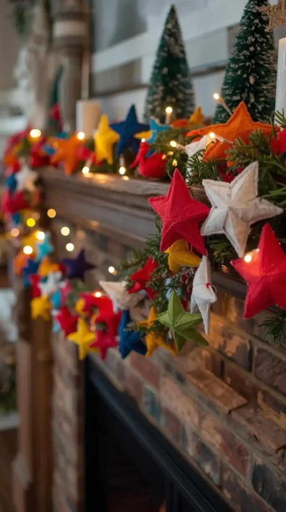 25 Christmas Home Decor DIY Ideas to Add Charm and Warmth 19 Felt Garland Christmas Home Decor DIY