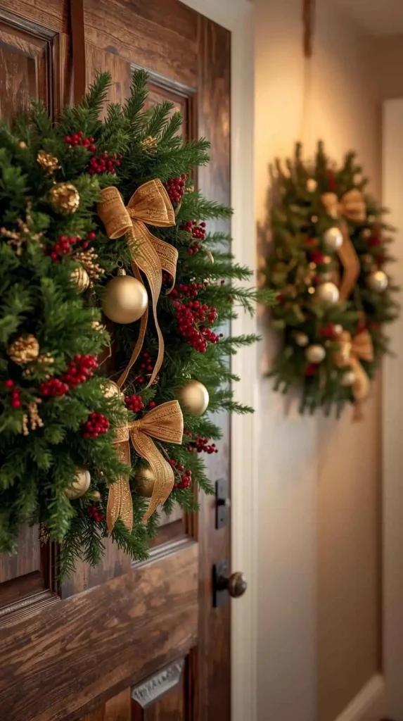 Wreaths on Doors and Walls