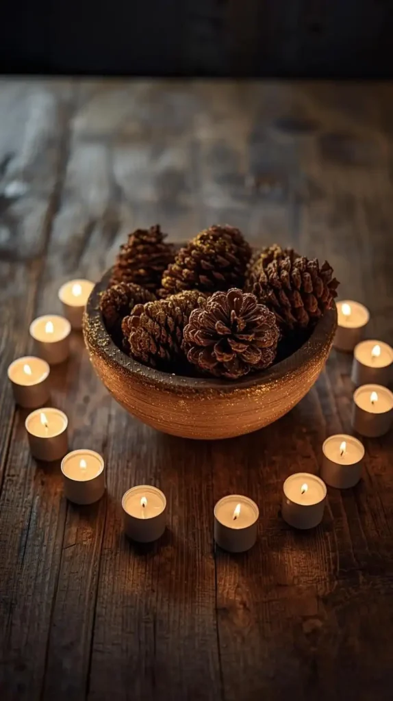 25 Christmas Home Decor DIY Ideas to Add Charm and Warmth 4 Pine Cone Centerpieces Christmas Home Decor DIY