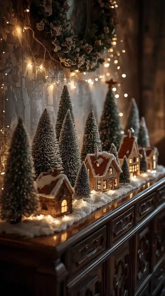 Mini Tabletop Christmas Villages