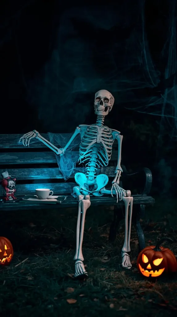 Subtle Skeleton Bench