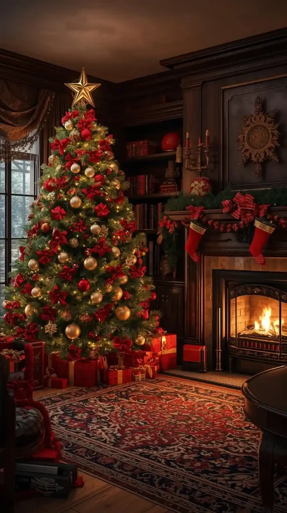  Classic Red and Green Living Room Decor