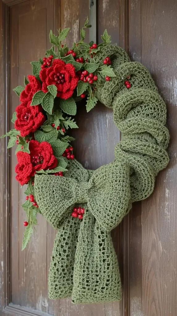  Crochet Christmas Wreaths