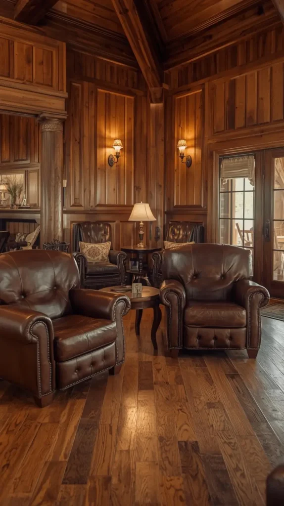 Dark Wood Flooring & Paneling