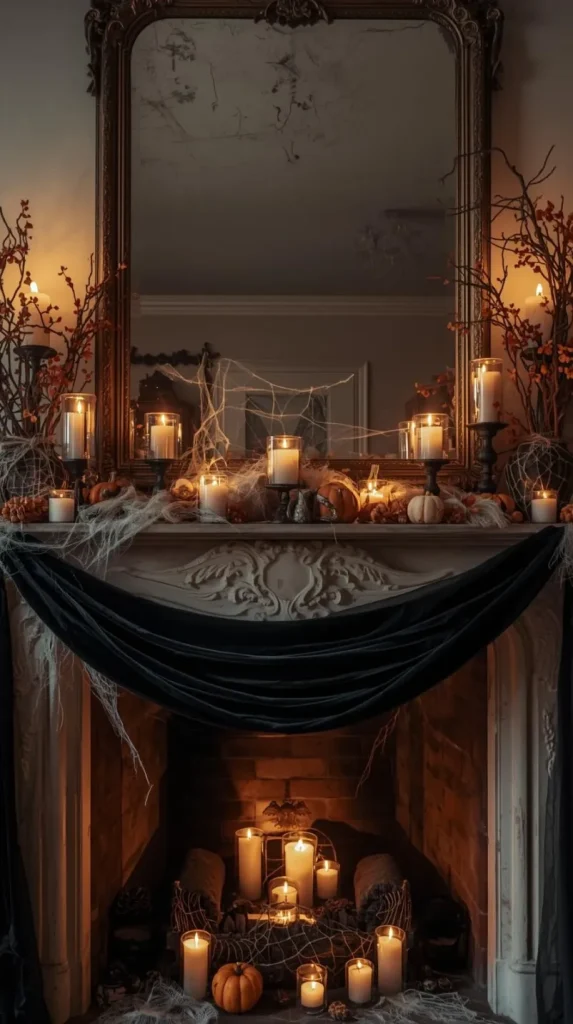 Haunted Mantel Display