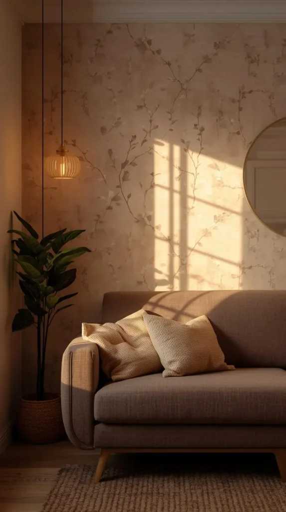 18 DIY Home Decor Rental Friendly | Stylish Damage-Free Makeover Ideas 2 Peel-and-Stick Wallpaper Accent Walls