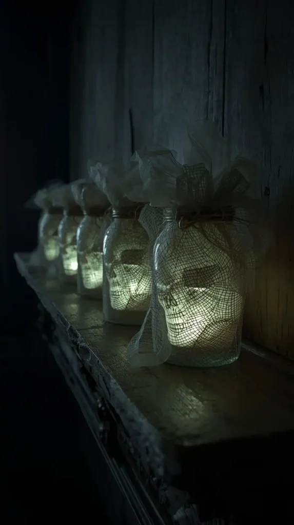 Ghost Lanterns from Jars