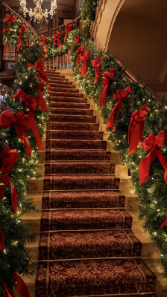 30 Easy Christmas Home Decor Ideas 2025 | Create a Warm & Festive Space 12 Christmas Staircase Garland