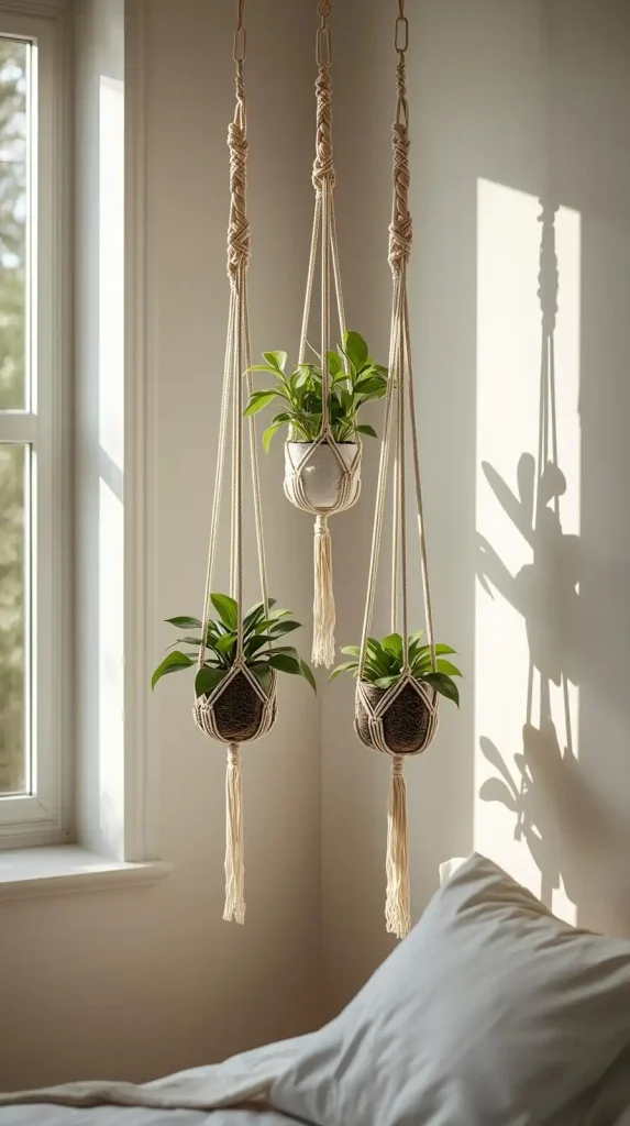 16 DIY Home Decor Easy Bedroom Craft Ideas | Stylish & Simple Projects 9 DIY Hanging Plant Holders