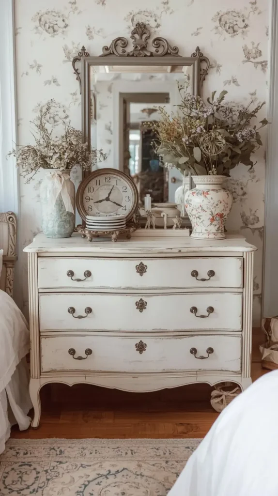 22 Antique Home Decor Ideas for a Timeless Vintage Look 12 Distressed Dressers and Buffets