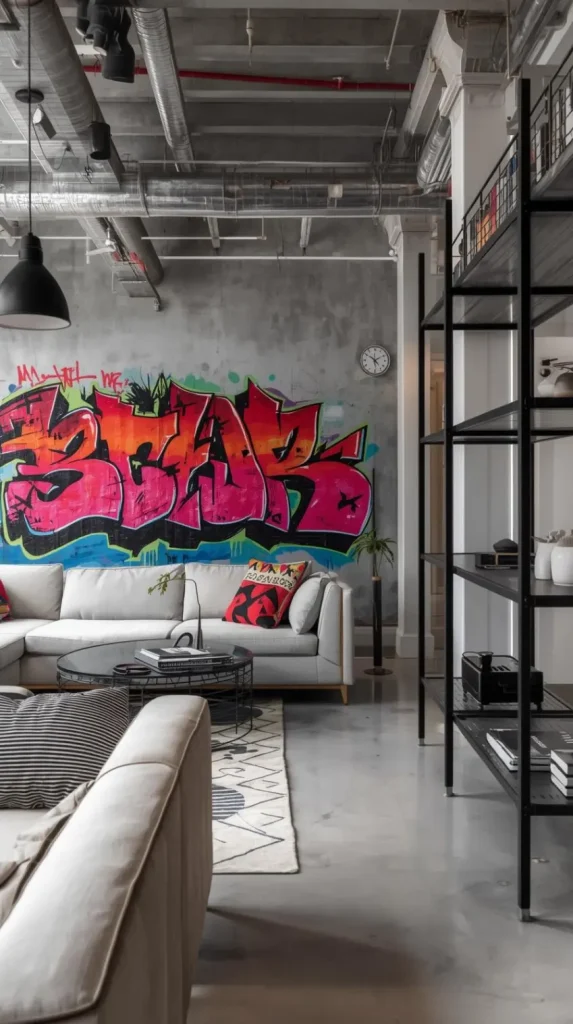 22 Edgy Home Decor Ideas | Bold Ways to Style Your Space 12 Graffiti or Street Art Details
