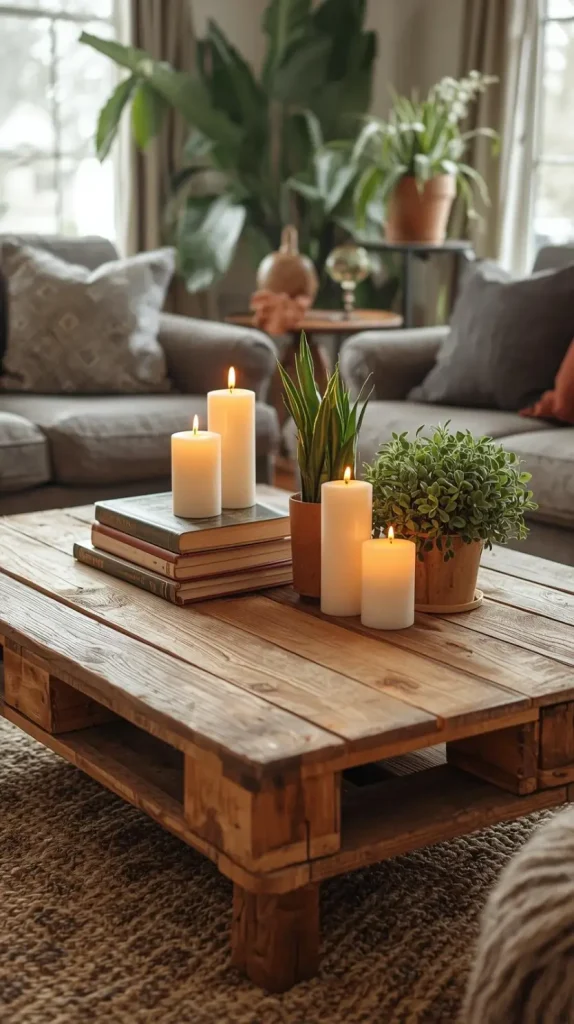 20 DIY Home Decor Easy Ideas – Simple & Beautiful Ways to Refresh Your Space 12 Pallet Coffee Table