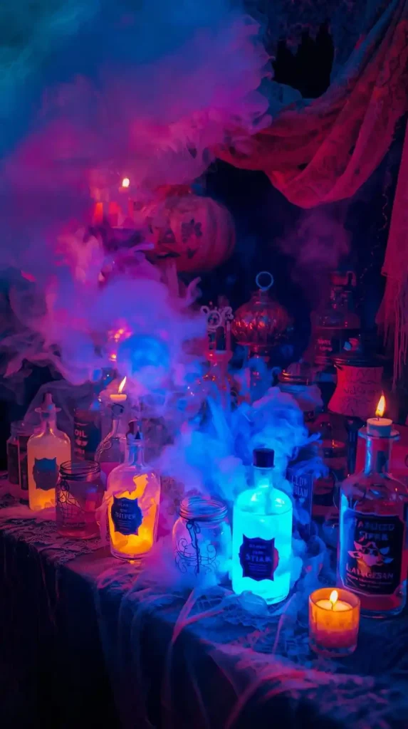 Witch’s Potion Bar Setup