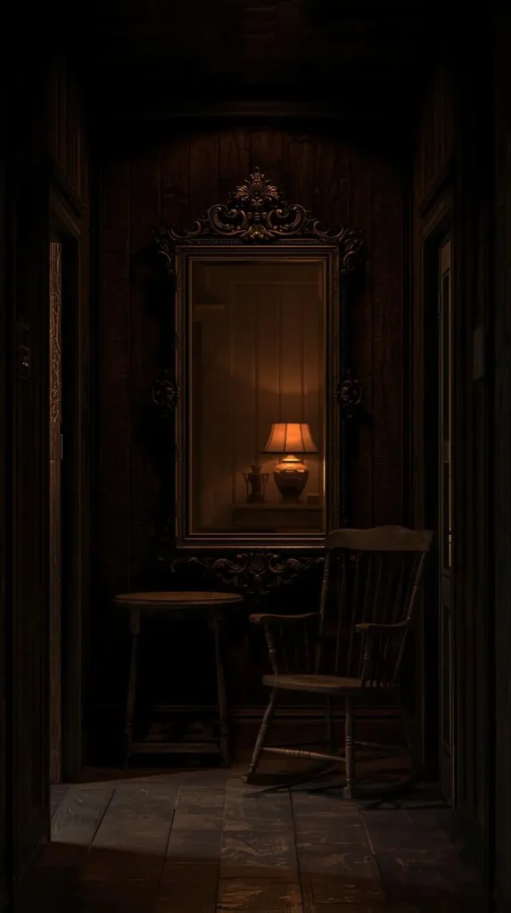 Antique Mirrors in Bronze Frames