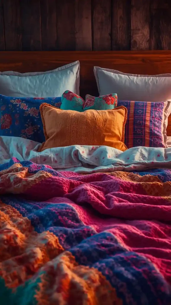 Cozy Quilts and Layered Bedding
