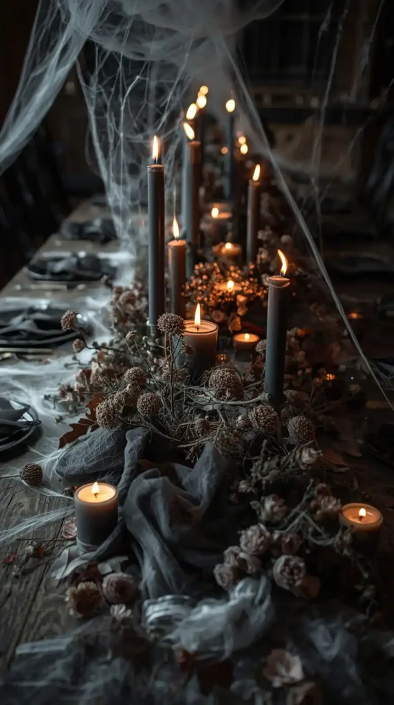  Gothic Candle Centerpiece