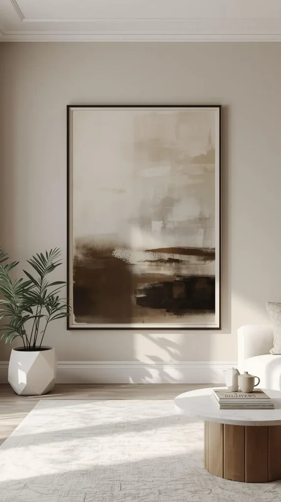 23 Small Space Home Decor Ideas | Stylish, Smart & Space-Saving 13 Minimalist Wall Art