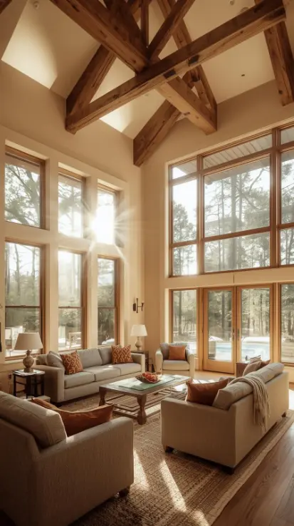 22 Western Home Decor Ideas That Feel Warm & Wild 13 Rustic Wooden Beams