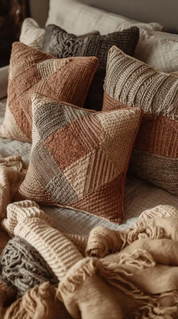 18 DIY Home Decor from Waste Materials | Creative & Eco-Friendly Projects 13 Upcycled Fabric Cushions