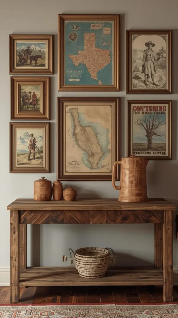 Vintage Maps and Western Prints
