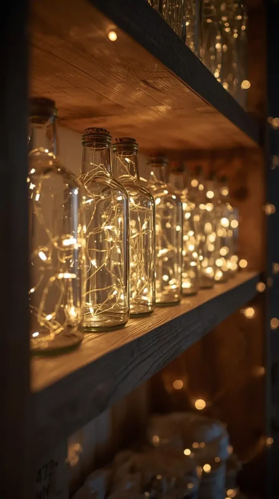 16 DIY Home Decor Easy Bedroom Craft Ideas | Stylish & Simple Projects 11 Fairy Light Glass Bottles