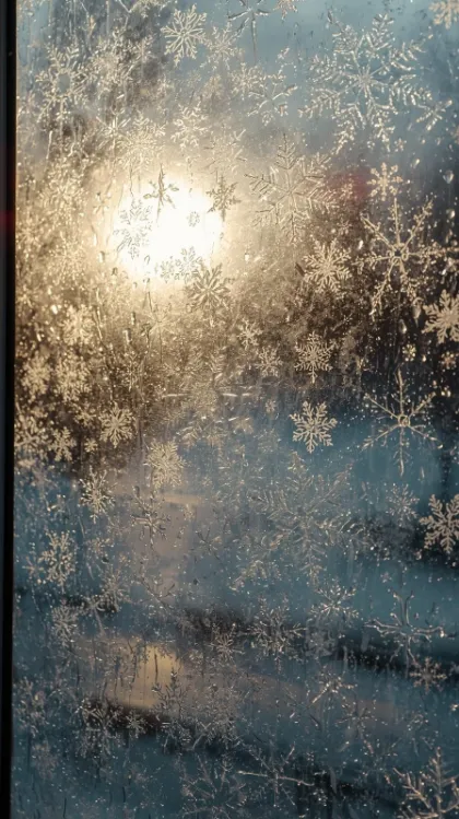  Frozen Snowflake Window Clings