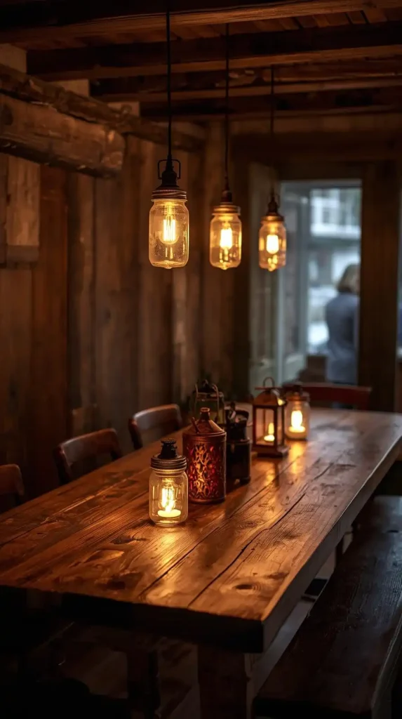 Mason Jar & Lantern Lighting