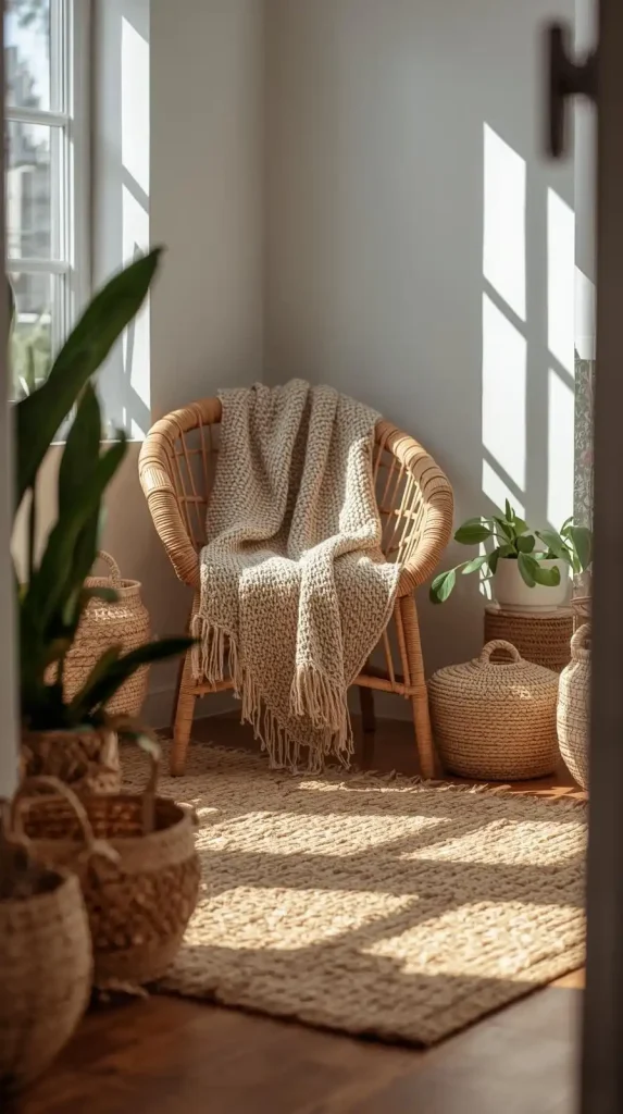  Wicker or Rattan Accents