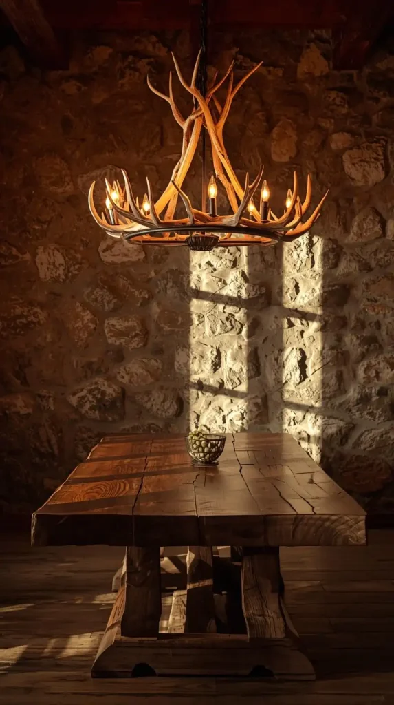  Antler or Wooden Chandeliers