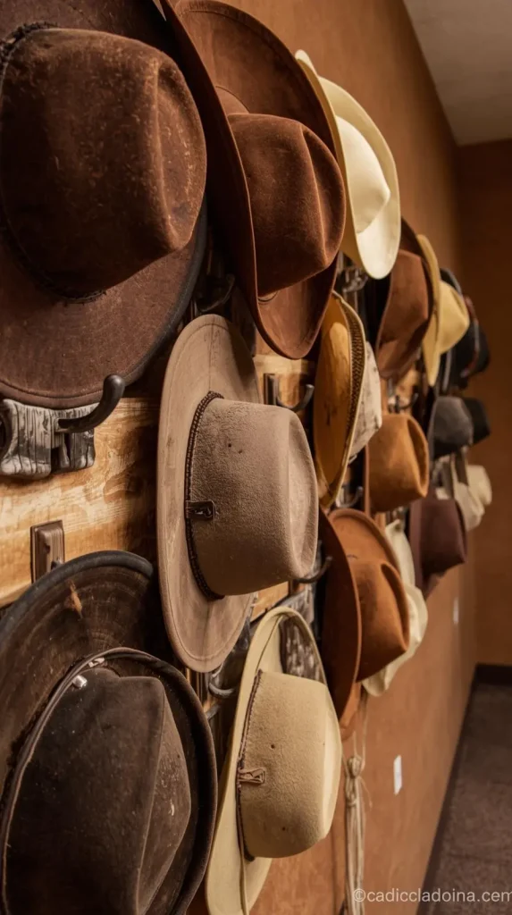 Cowboy Hat Wall Display