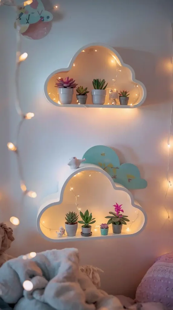 25 Cute DIY Home Decor Ideas to Brighten Your Space 15 DIY Cloud Shelves
