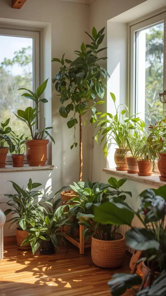 18 DIY Home Decor Rental Friendly | Stylish Damage-Free Makeover Ideas 15 Indoor Plants in Lightweight Pots