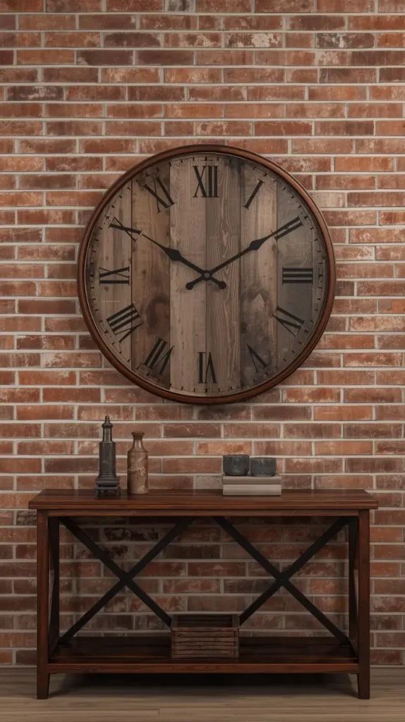 Rustic Wall Clock Makeover