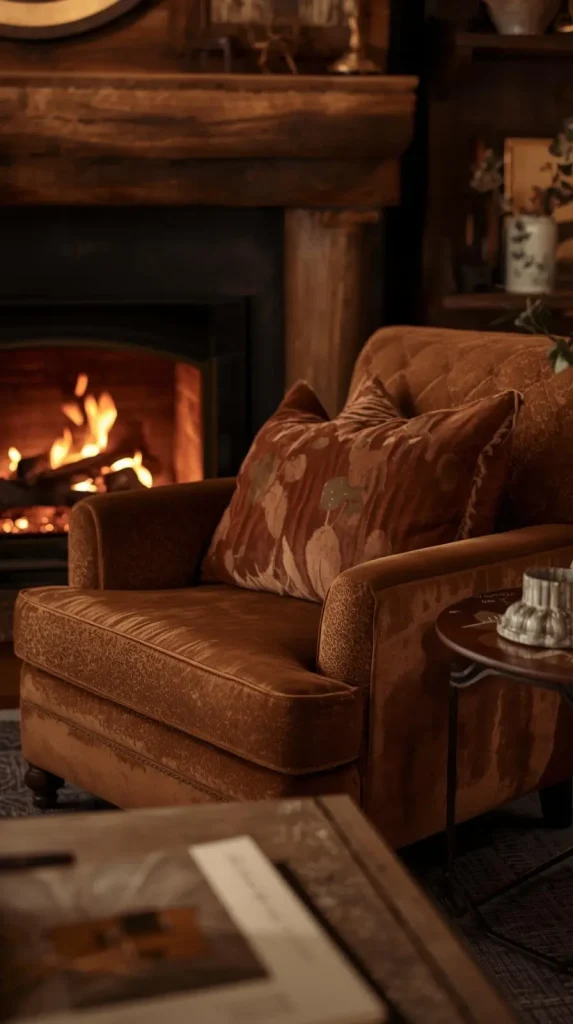 Suede or Velvet Upholstery