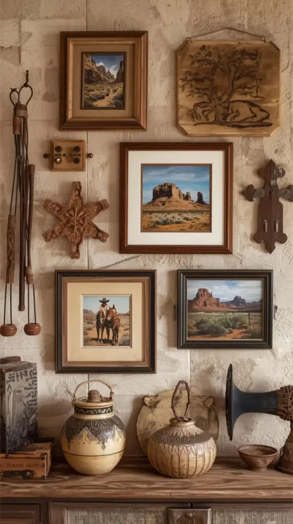 Western-Style Gallery Wall