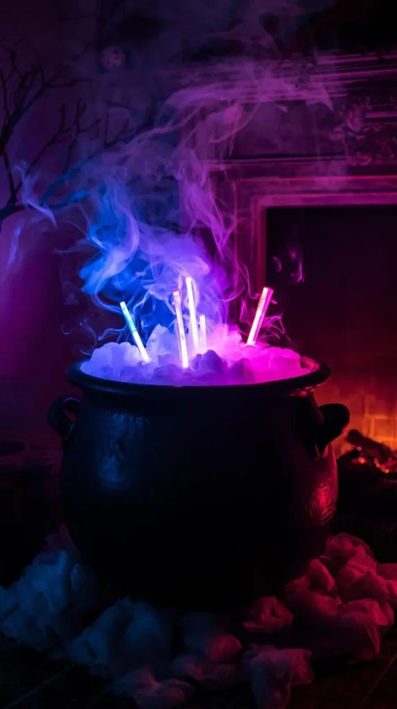 59 Halloween Home Decor Indoor Ideas – Transform Your Space into a Spooky Haven 15 Witch’s Cauldron