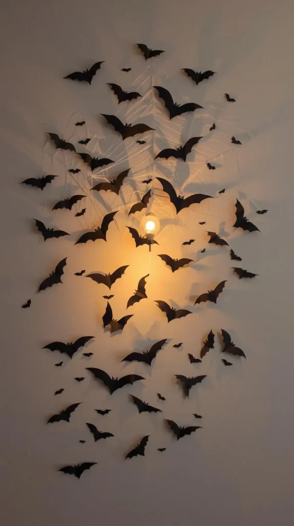 25 Halloween Home Decor Inspo for a Spooky, Stylish Season 16 Bat Wall Display