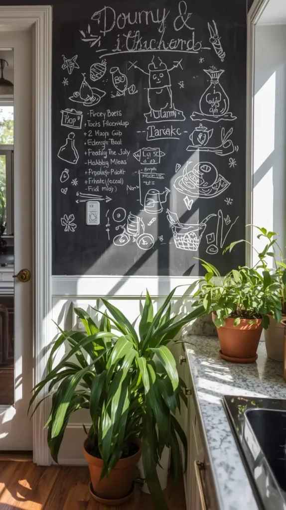 20 DIY Home Decor Easy Ideas – Simple & Beautiful Ways to Refresh Your Space 16 DIY Chalkboard Wall