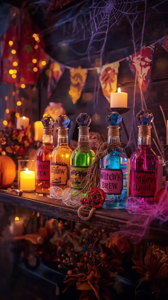 18 Best Halloween Home Decor Indoor On A Budget Ideas 16 DIY Potion Bottles