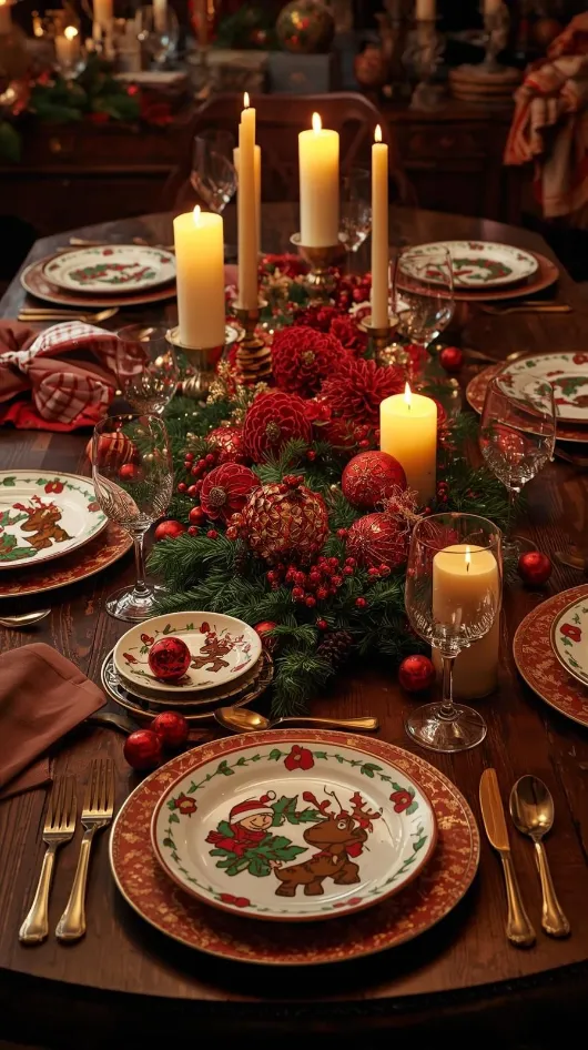 Disney-Themed Dining Table Setup