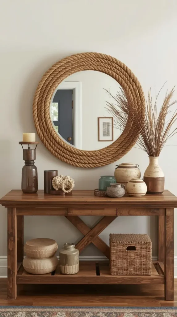  Rope-Framed Mirrors