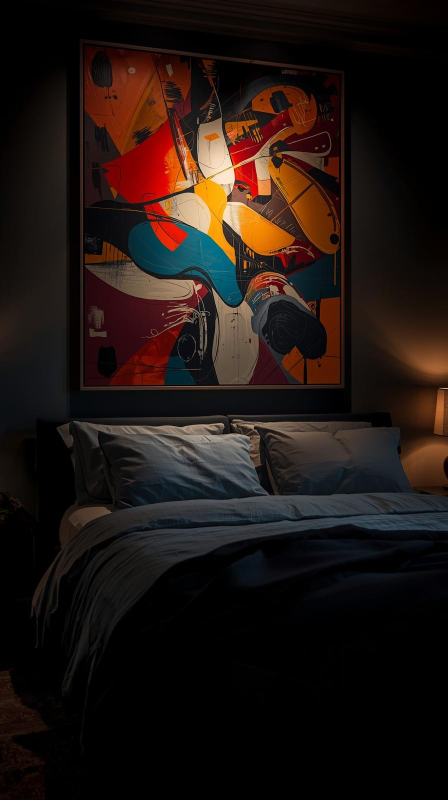 Statement Artwork in Bold Colors