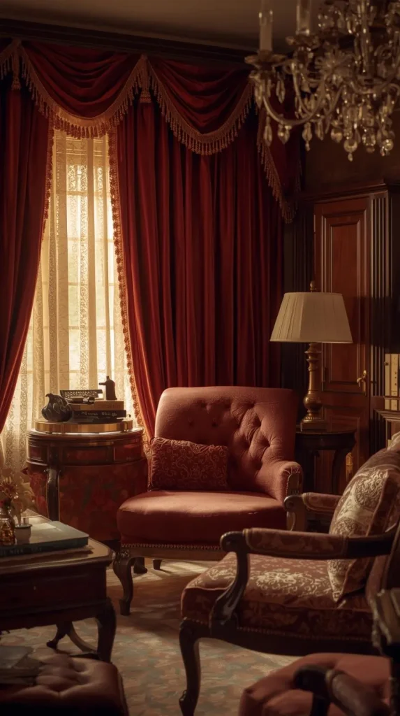 22 Antique Home Decor Ideas for a Timeless Vintage Look 16 Victorian-Style Curtains and Drapes