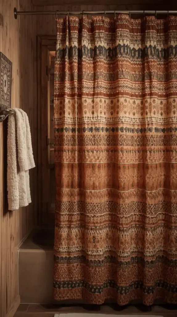 Western-Style Shower Curtain Designs