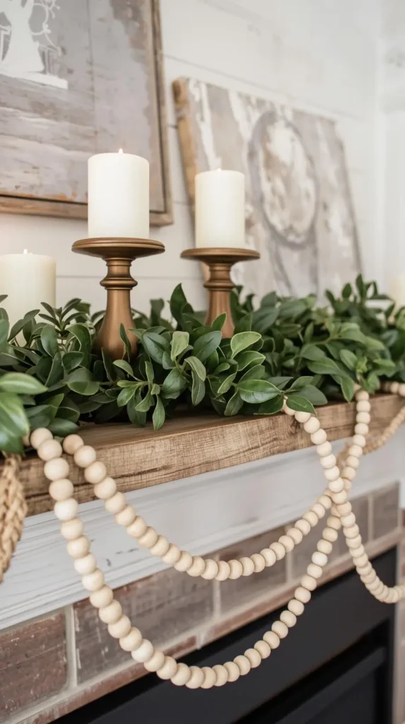 Wooden Bead Garland Decor