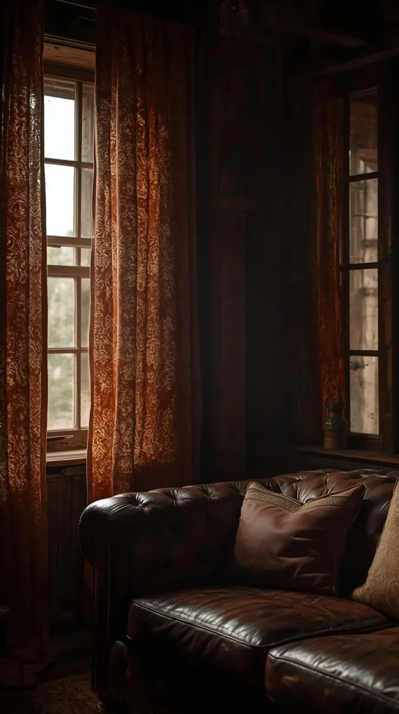 Woven Western-Patterned Curtains